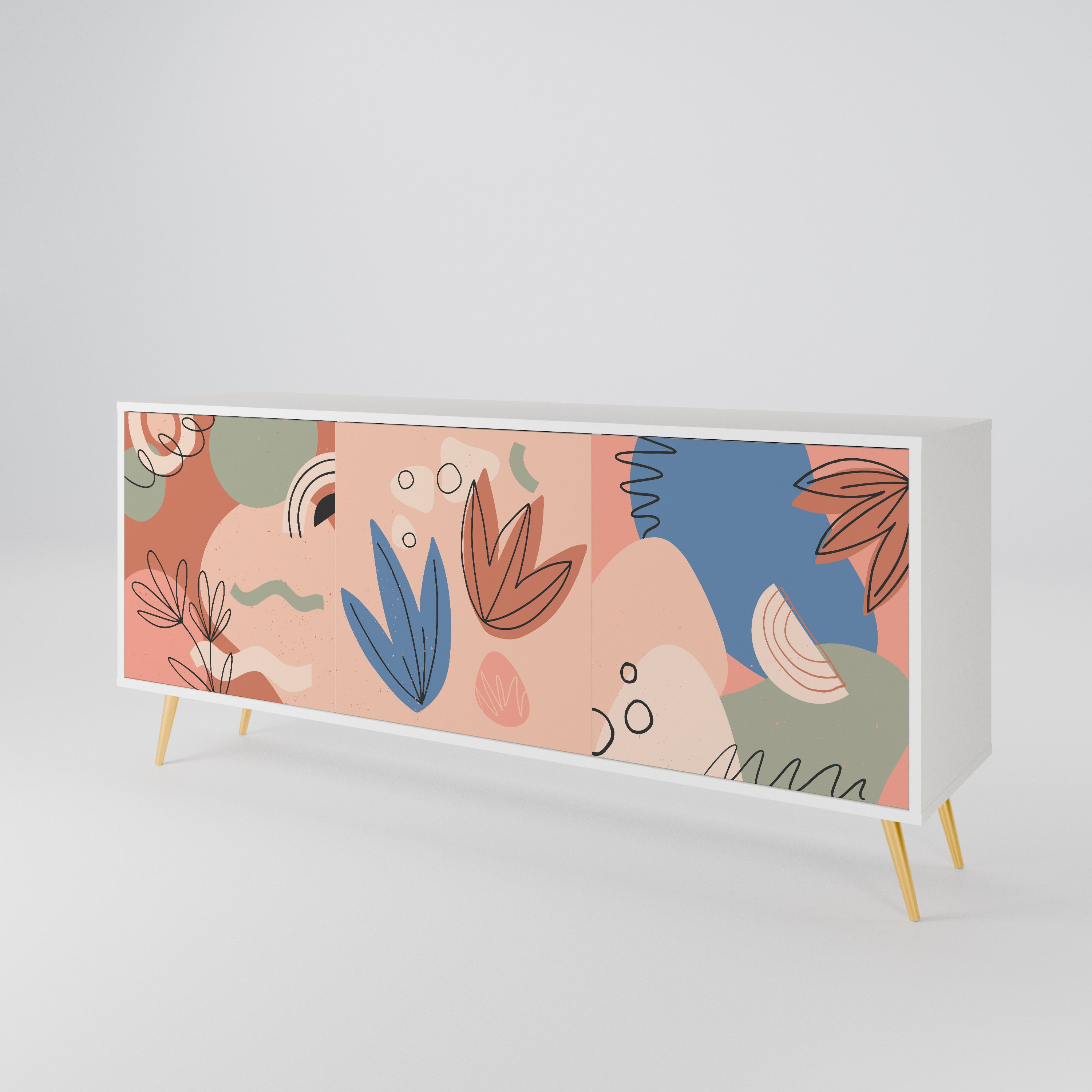 PASTEL DESTINY 3-Door Sideboard