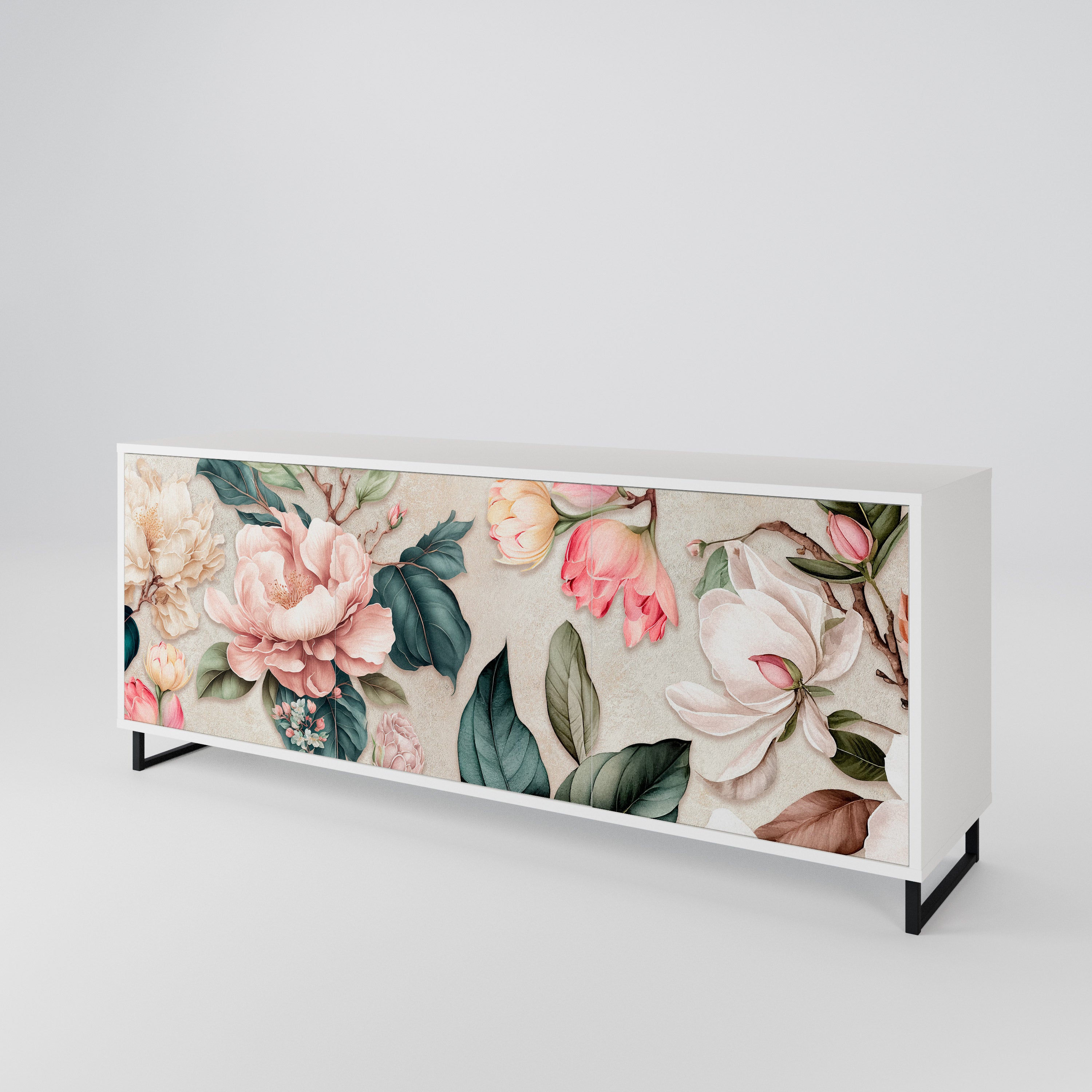 FLORAL GRACE 3-Door Sideboard