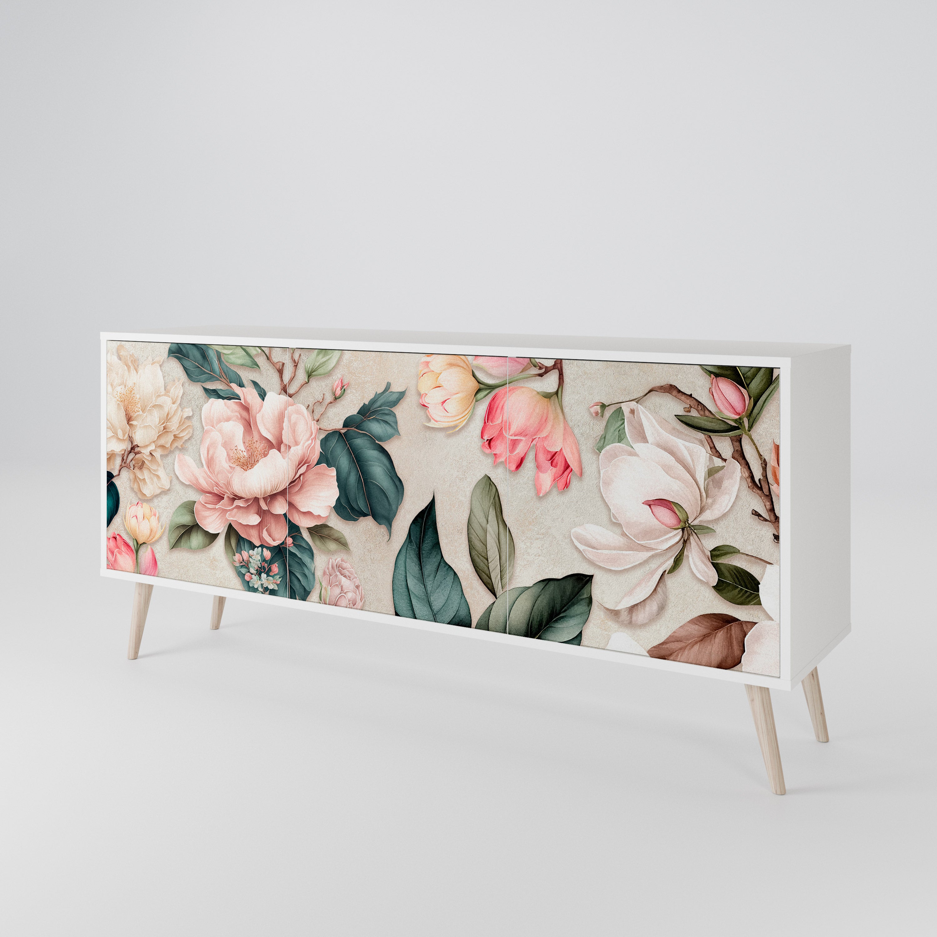 FLORAL GRACE 3-Door Sideboard