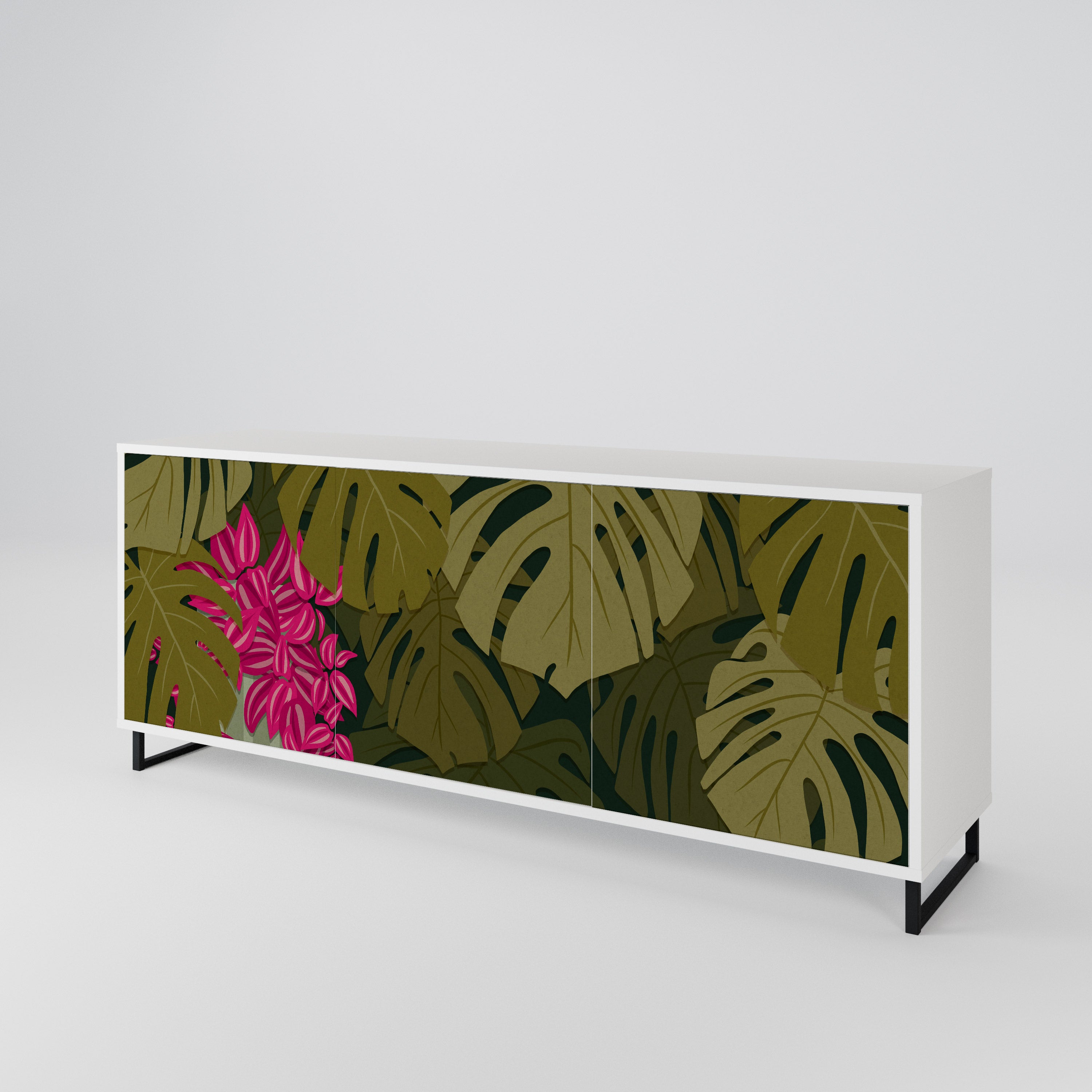 TROPICAL BEAUTY 3-Door Sideboard