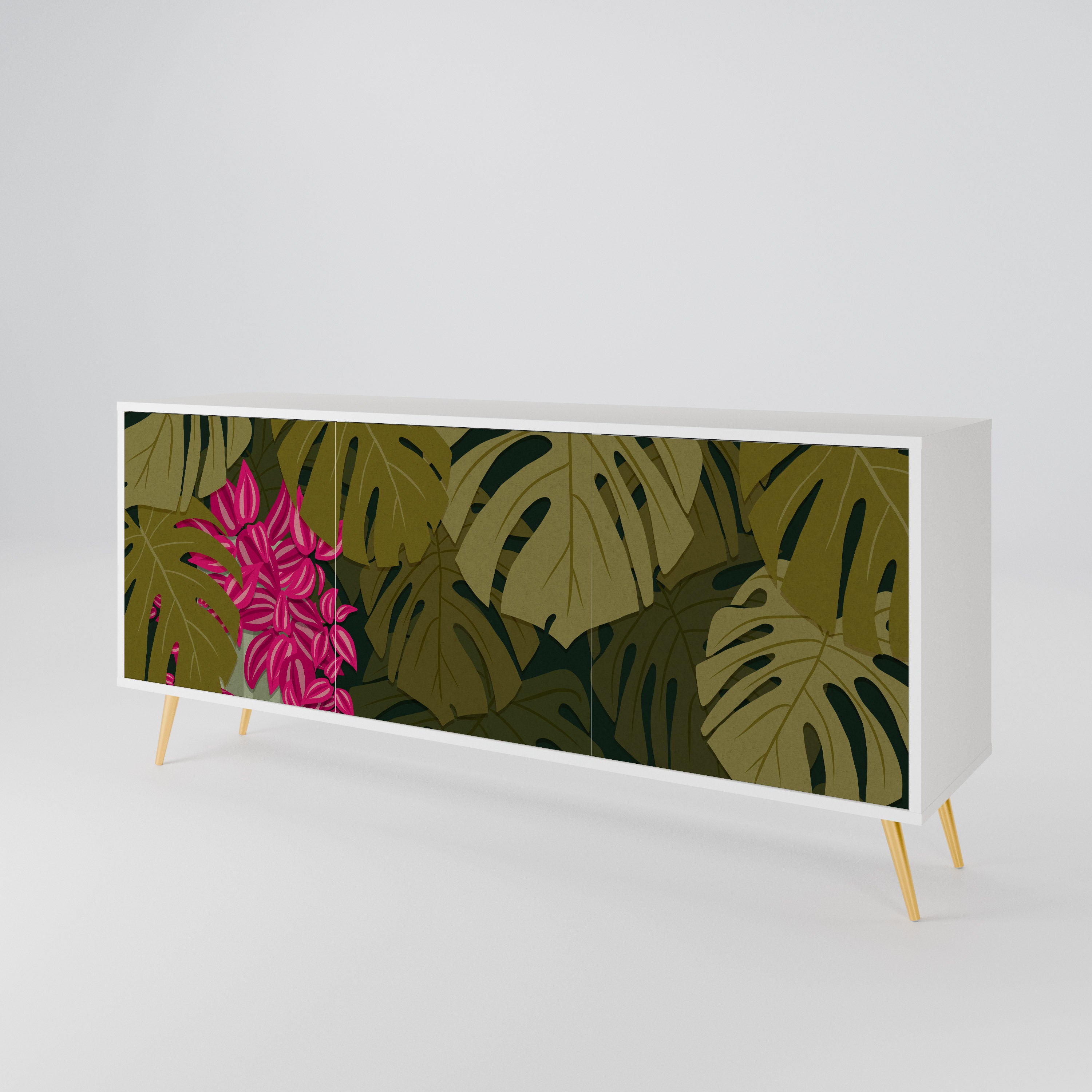 TROPICAL BEAUTY 3-Door Sideboard