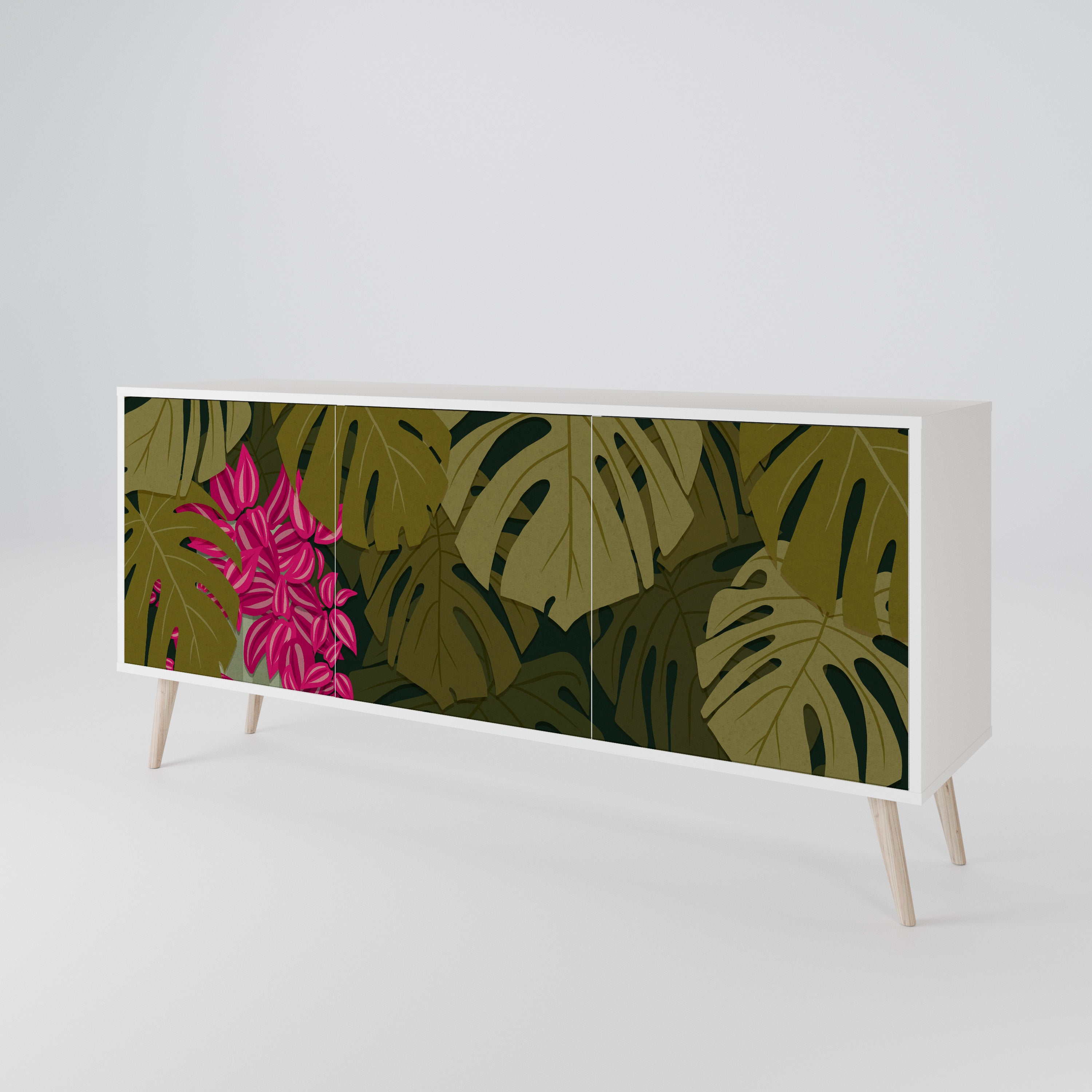 TROPICAL BEAUTY 3-Door Sideboard