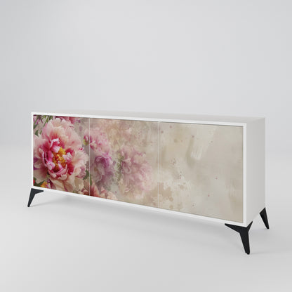 PEONY WHISPER 3-Door Sideboard