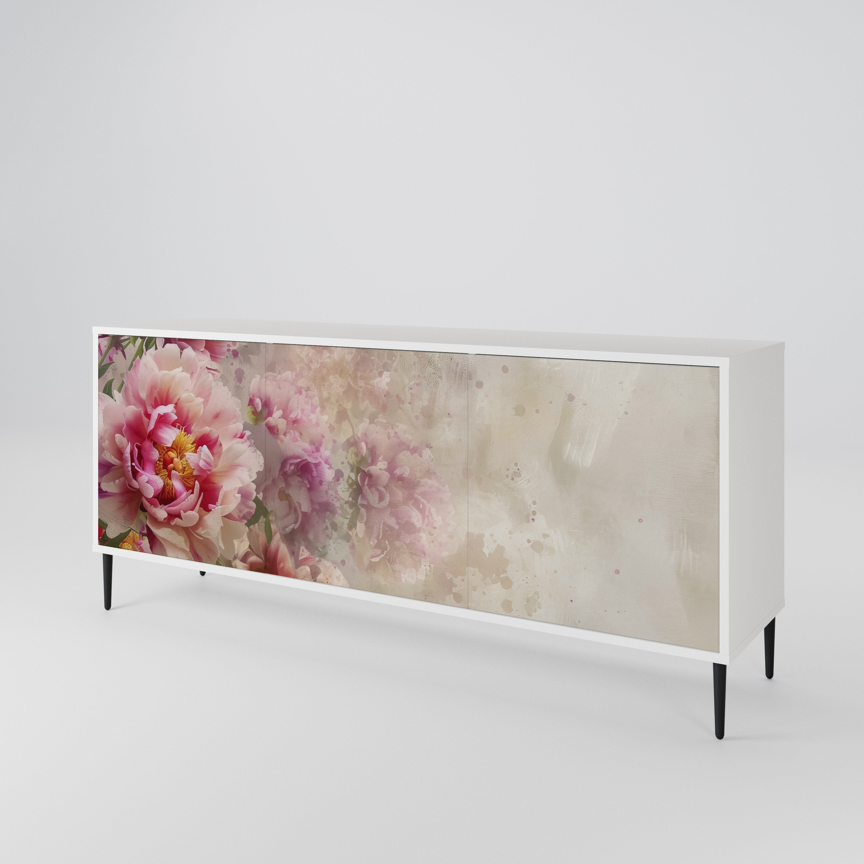 PEONY WHISPER 3-Door Sideboard