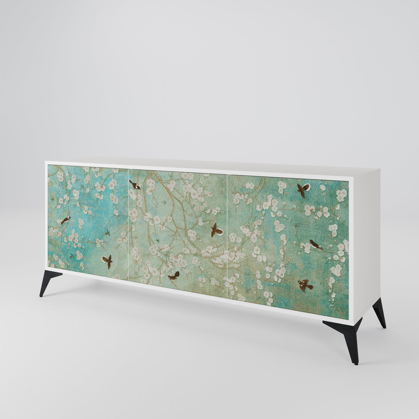 BLOOMING CHARM 3-Door Sideboard