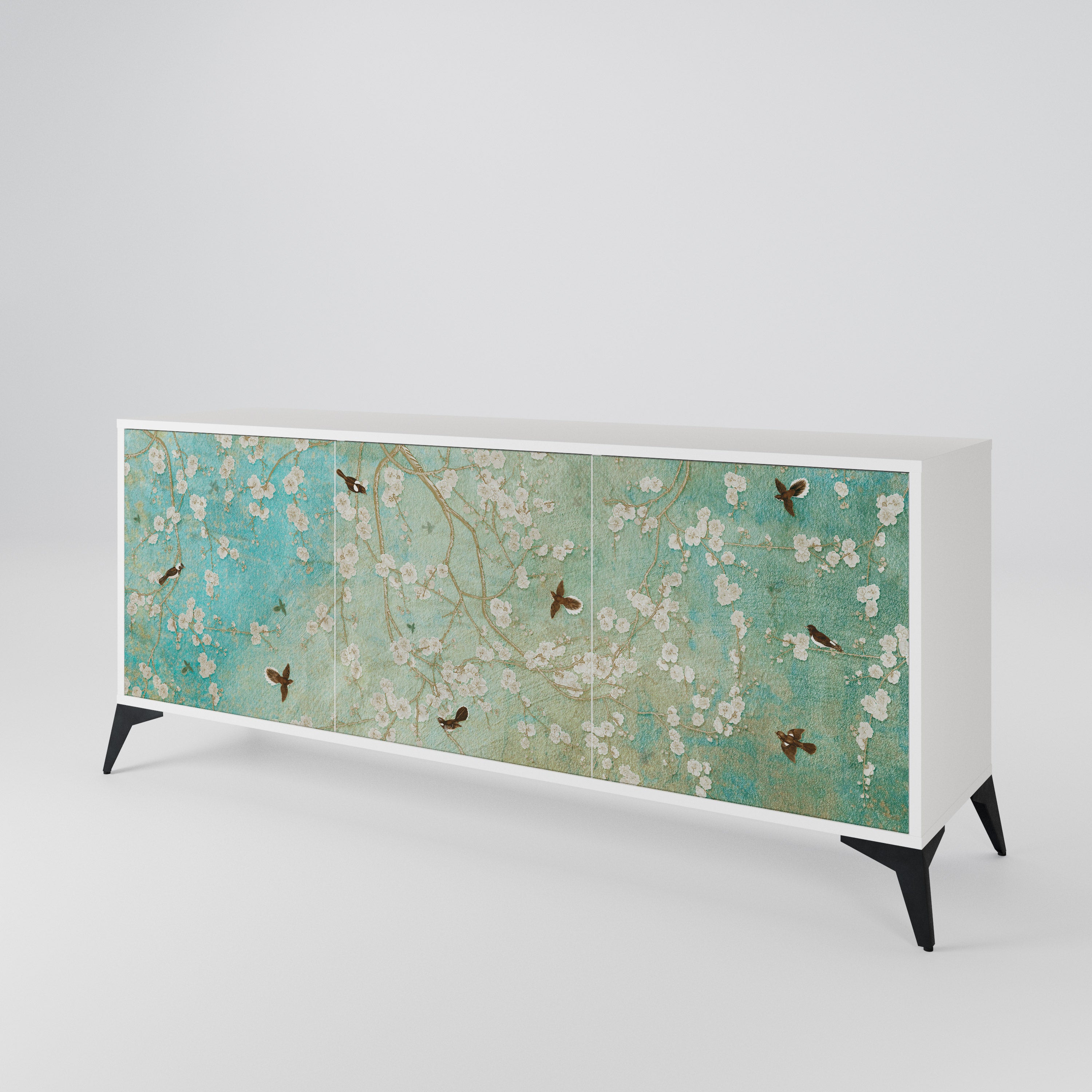 BLOOMING CHARM 3-Door Sideboard