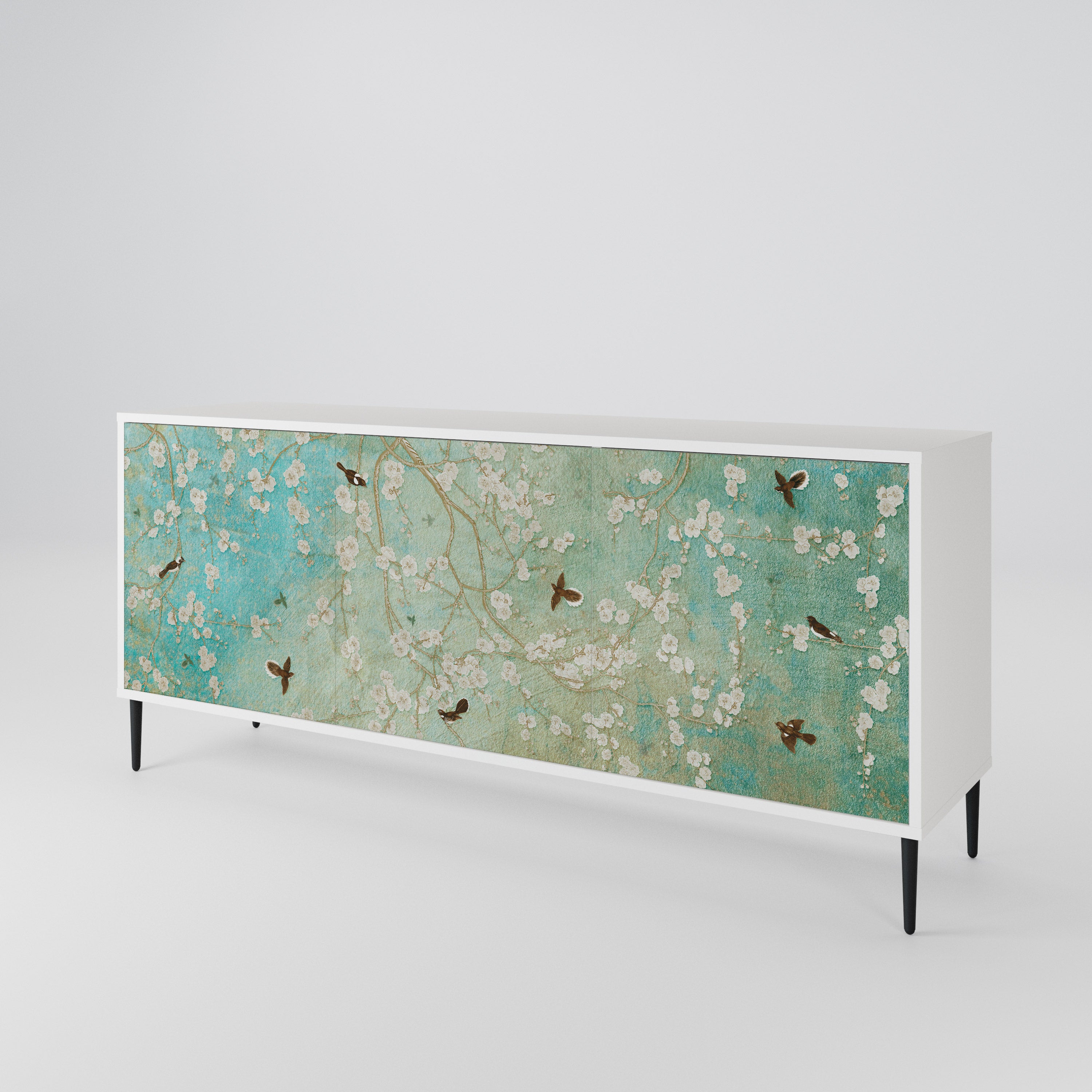 BLOOMING CHARM 3-Door Sideboard