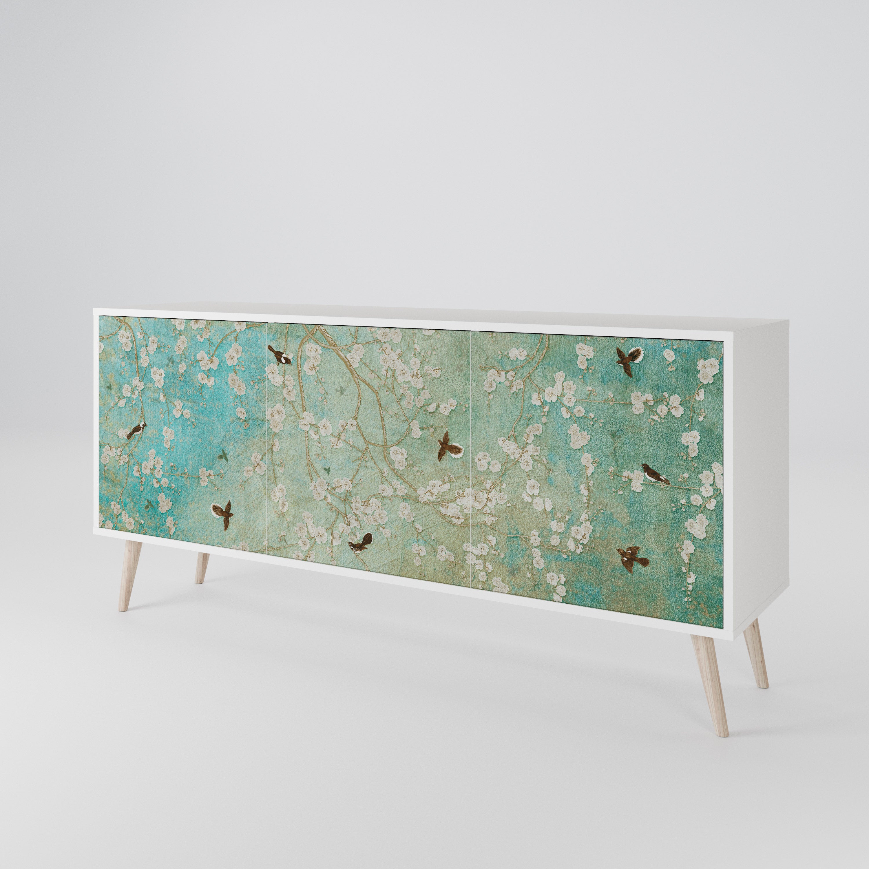 BLOOMING CHARM 3-Door Sideboard