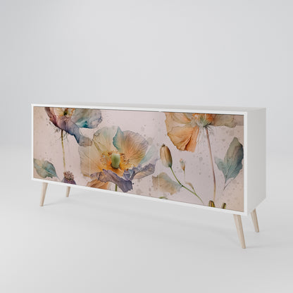 SOFTEN POPPY 3-Door Sideboard