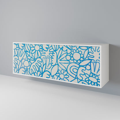 BLOOMY MORNING 3-Door Sideboard