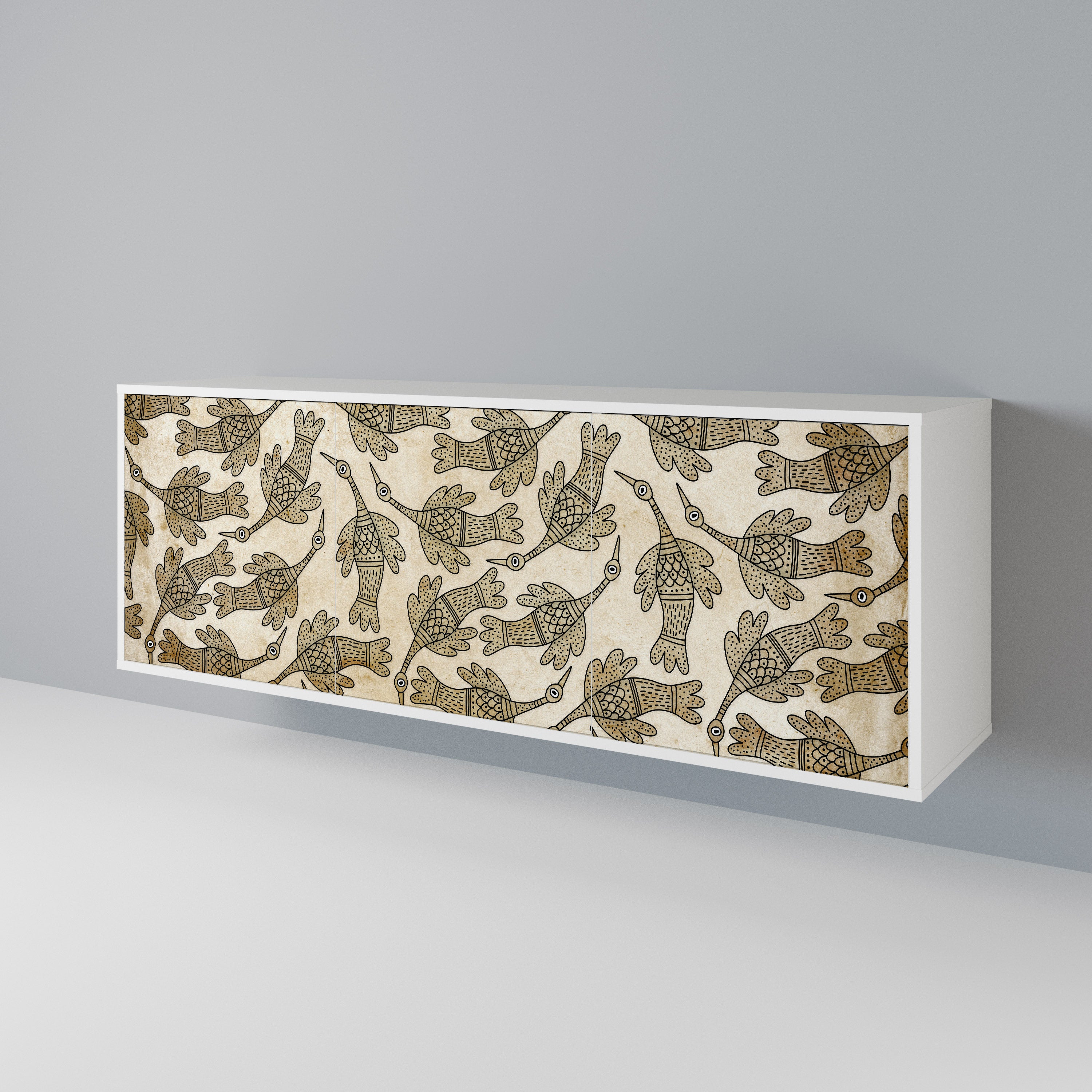 ALMONDINE SONGBIRD 3-Door Sideboard