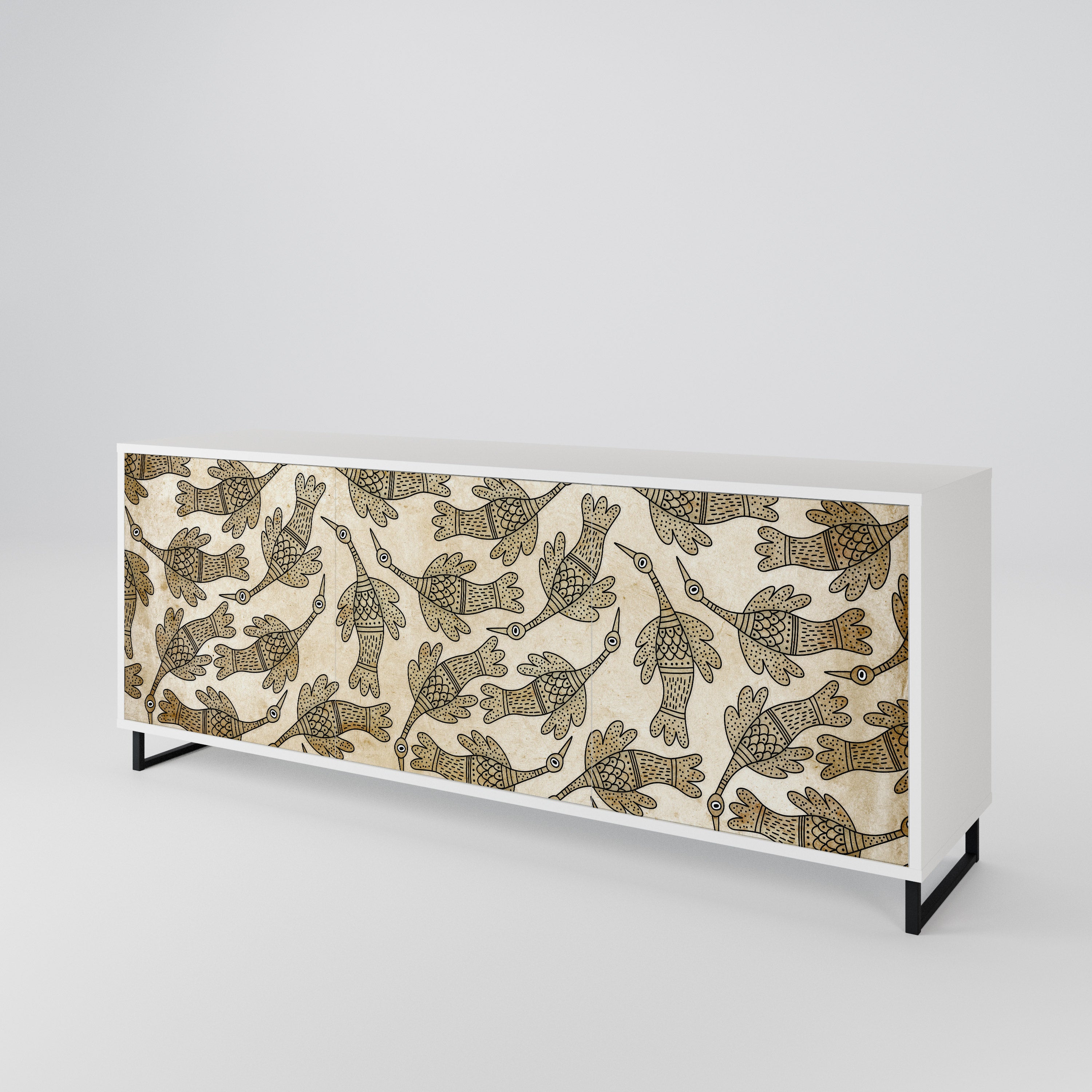 ALMONDINE SONGBIRD 3-Door Sideboard