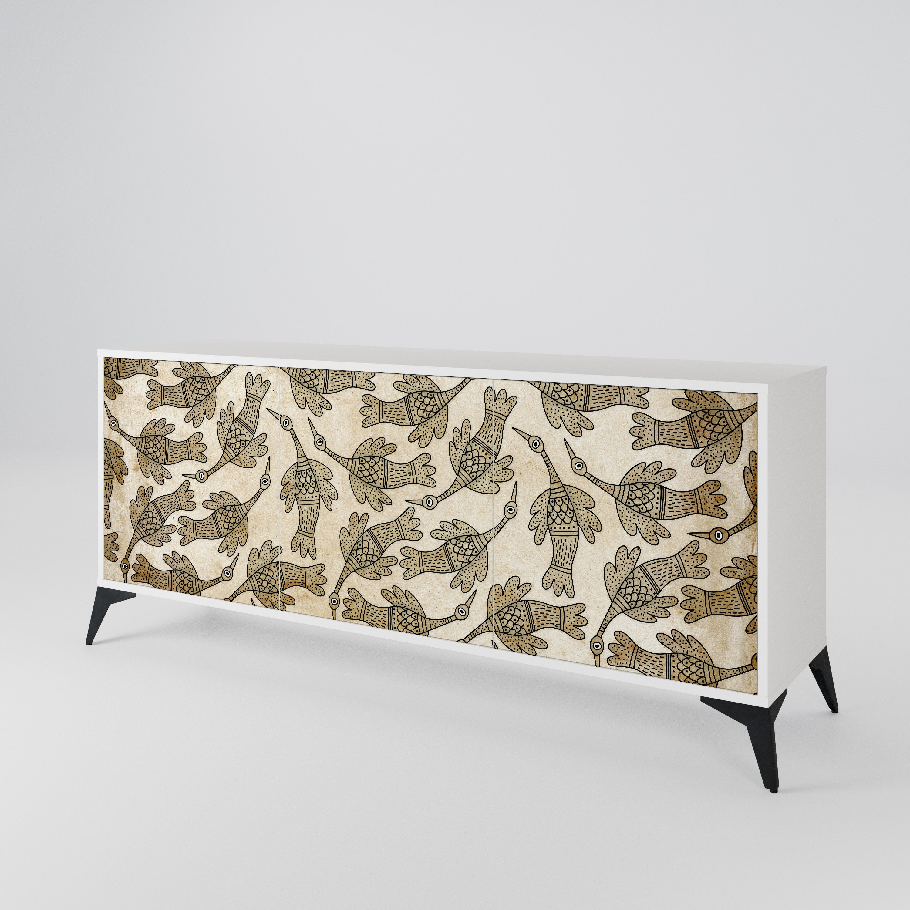 ALMONDINE SONGBIRD 3-Door Sideboard