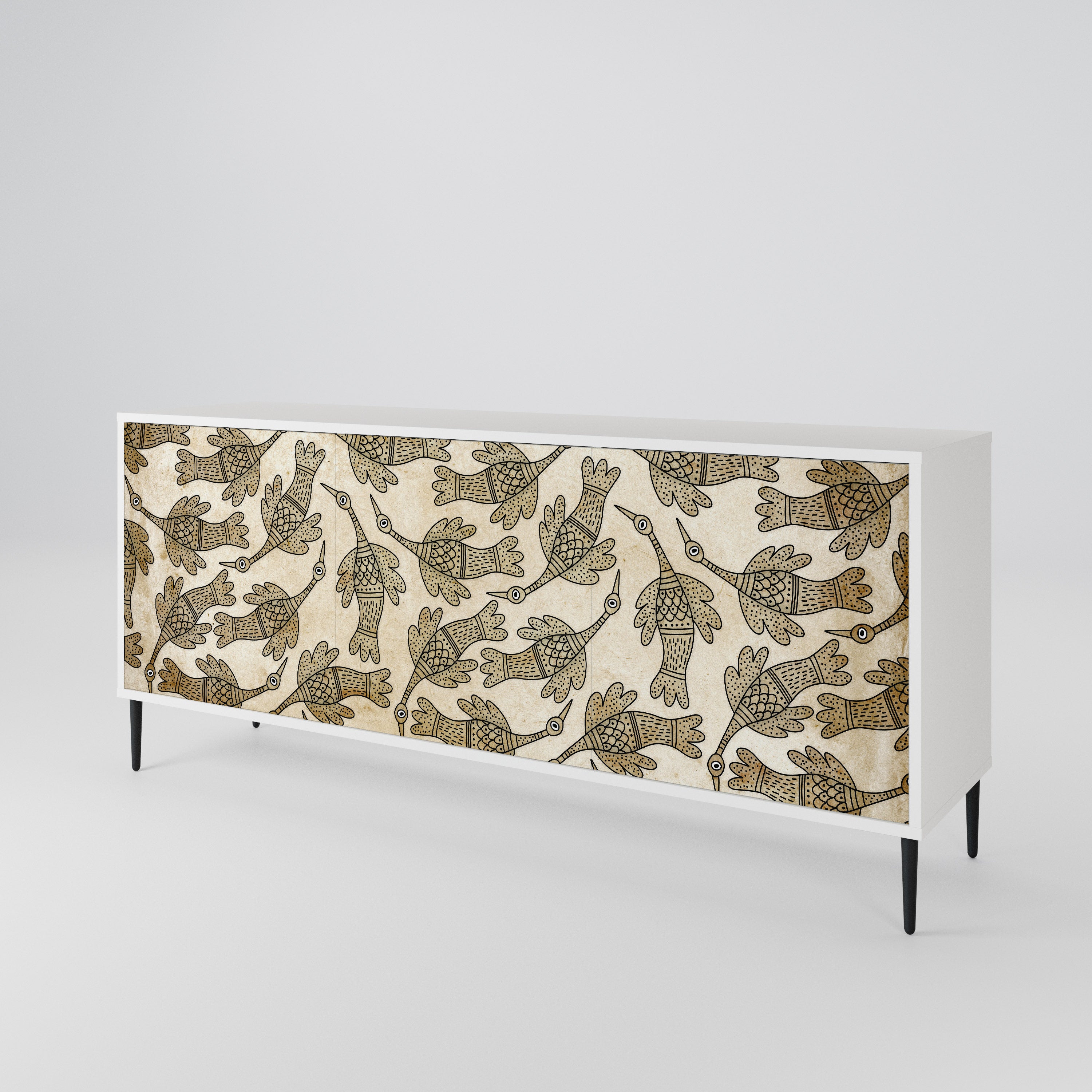 ALMONDINE SONGBIRD 3-Door Sideboard