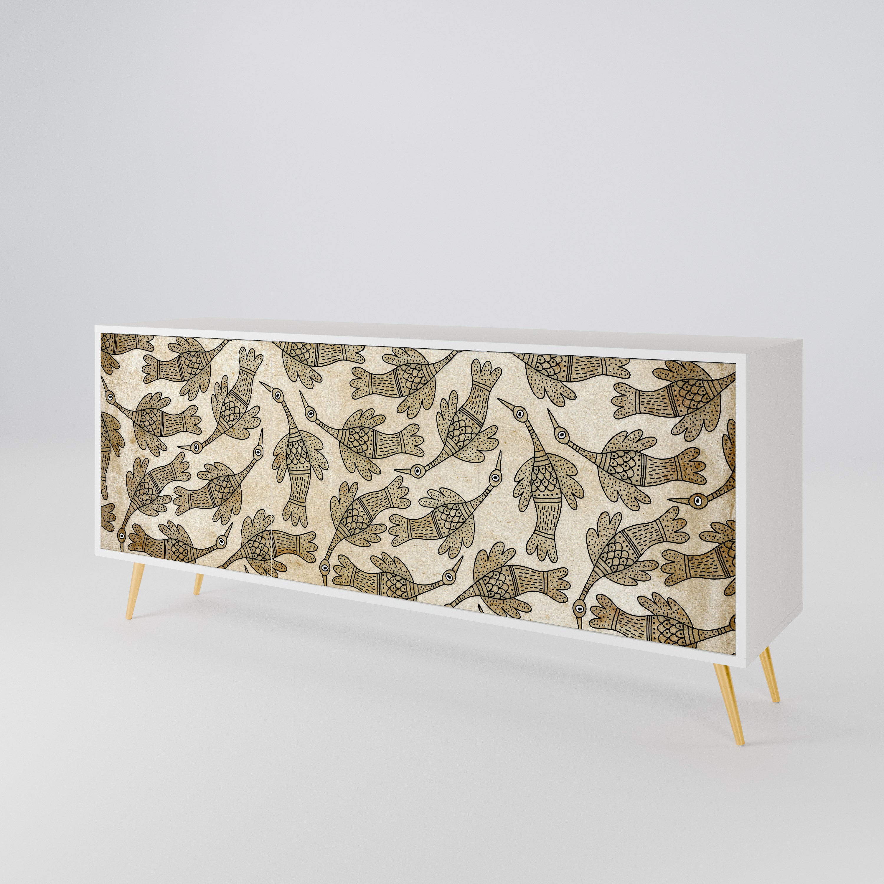 ALMONDINE SONGBIRD 3-Door Sideboard