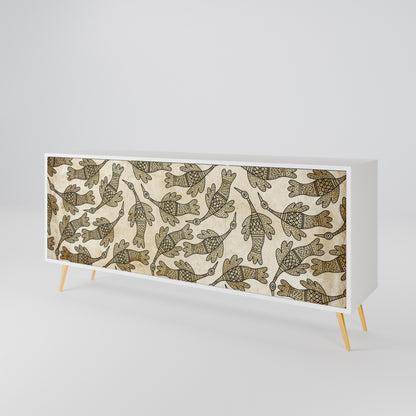 ALMONDINE SONGBIRD 3-Door Sideboard