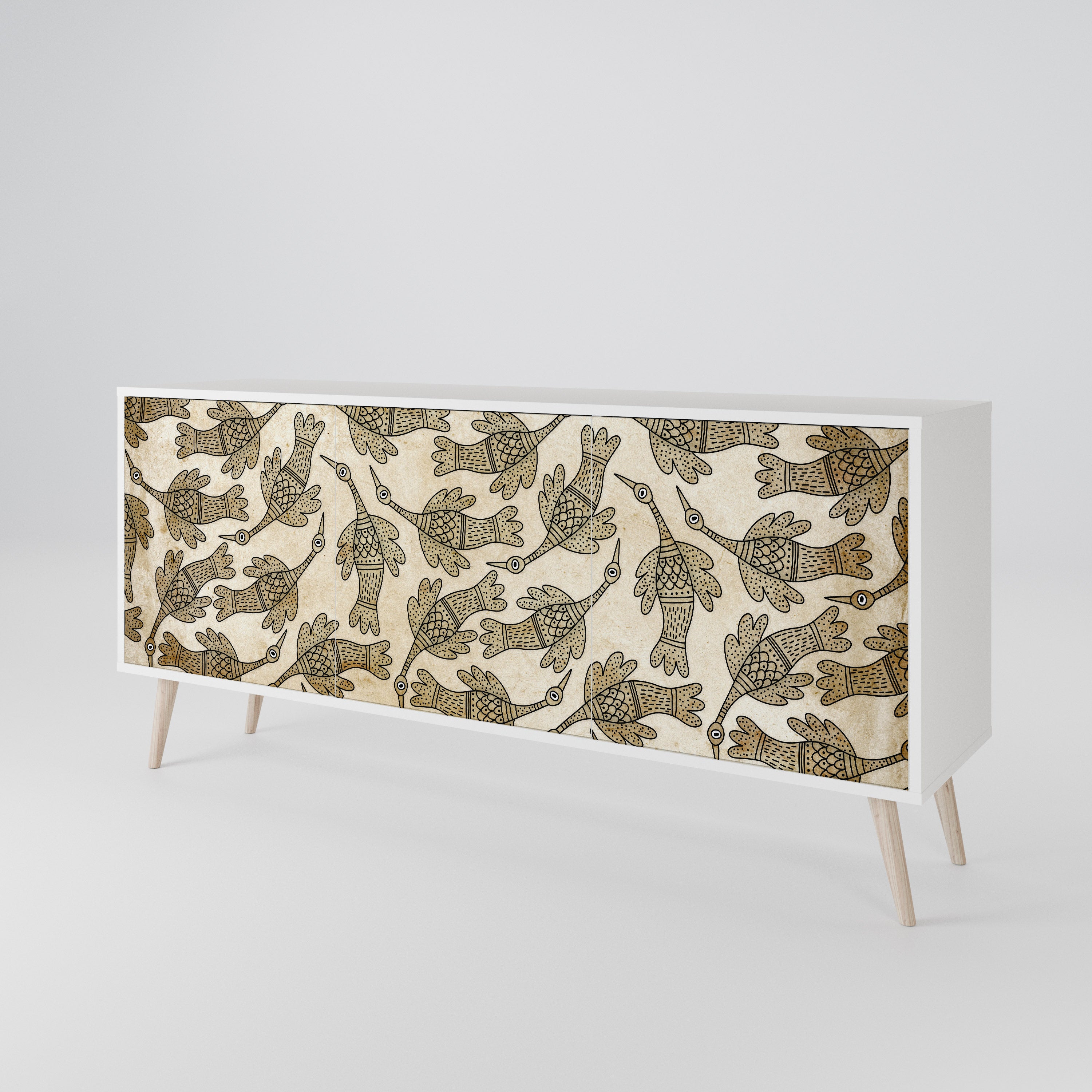 ALMONDINE SONGBIRD 3-Door Sideboard