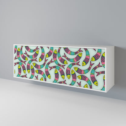INDIAN FISH 3-Door Sideboard