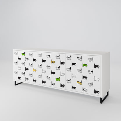 CATS COMPILATION 3-Door Sideboard