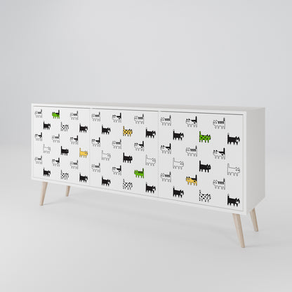 CATS COMPILATION 3-Door Sideboard