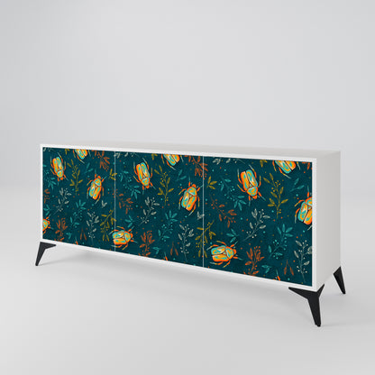 AUTUMN INSECTS 3-Door Sideboard
