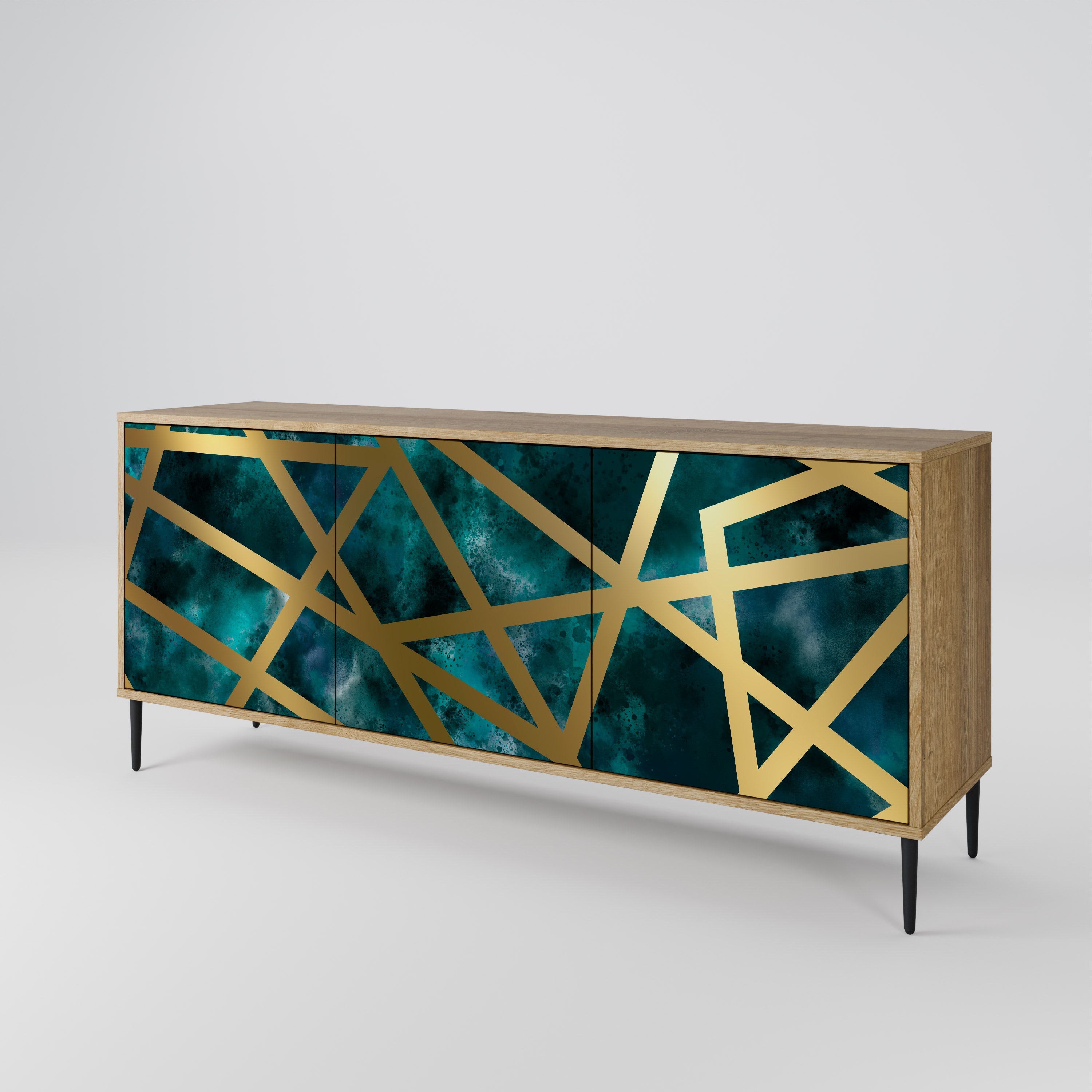 THE LABYRINTH OF GOLD 3-Door Sideboard