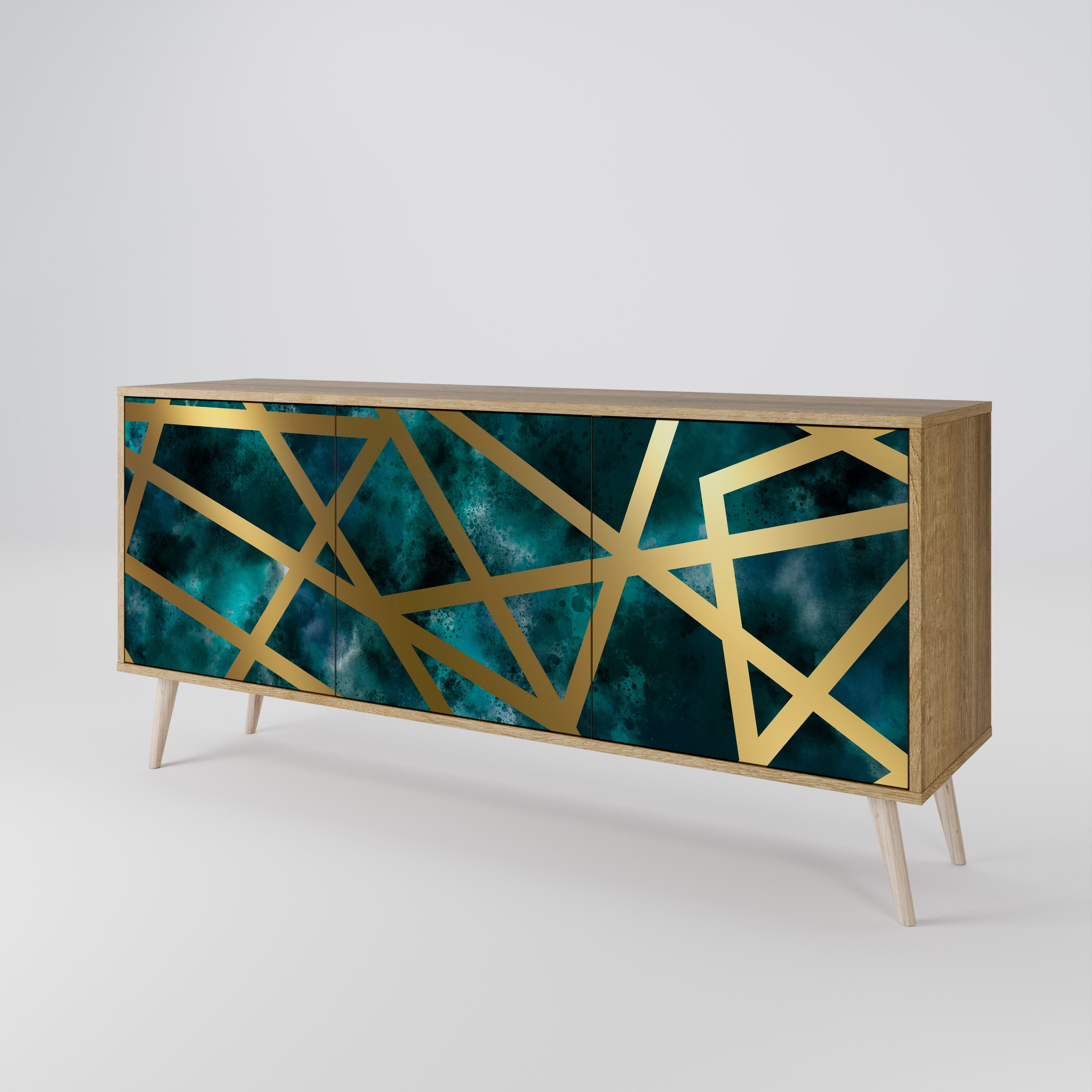 THE LABYRINTH OF GOLD 3-Door Sideboard