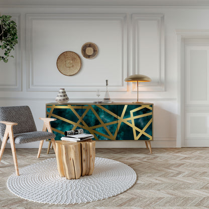 THE LABYRINTH OF GOLD 3-Door Sideboard