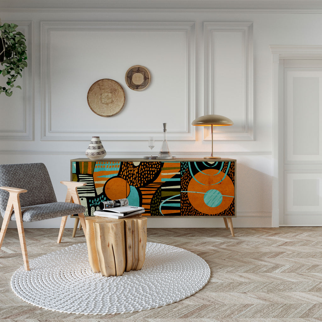 GEODE GLIMMER 3-Door Sideboard