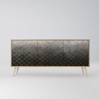 TESSELATED GRAYISH 3-Door Sideboard