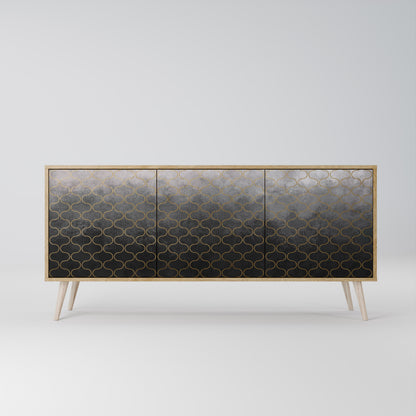 TESSELATED GRAYISH 3-Door Sideboard