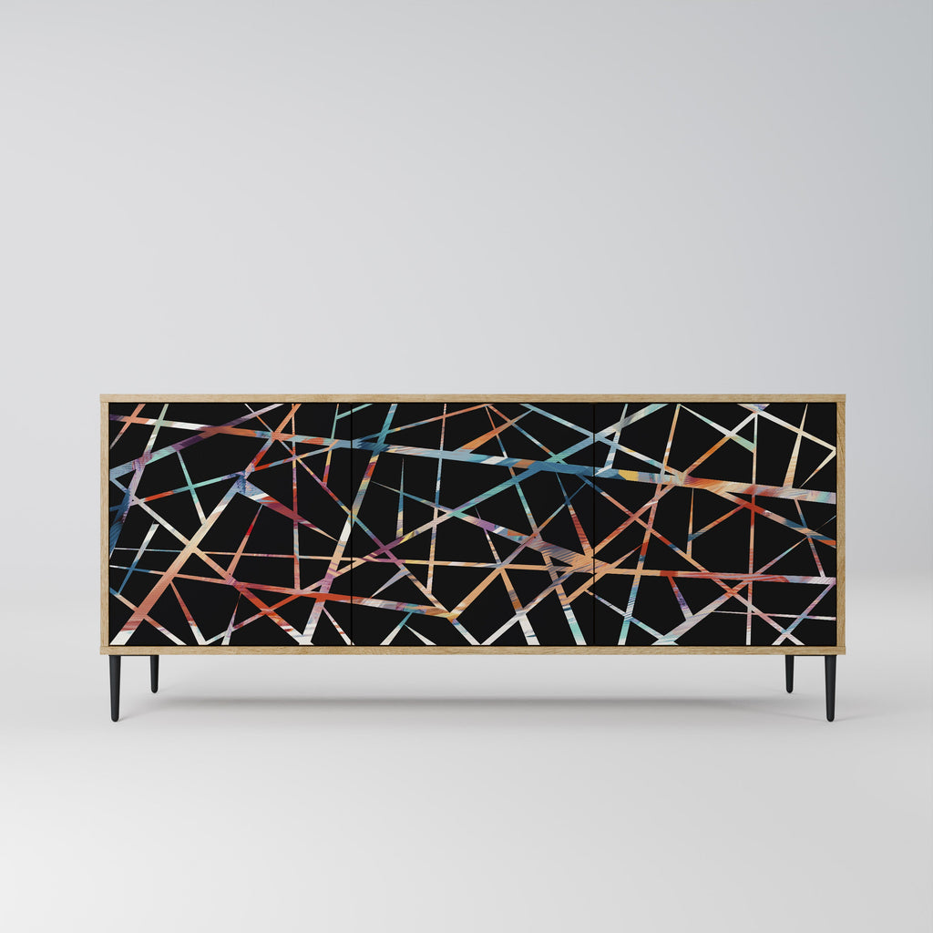 POLYGON VERVE 3-Door Sideboard in Oak Effect