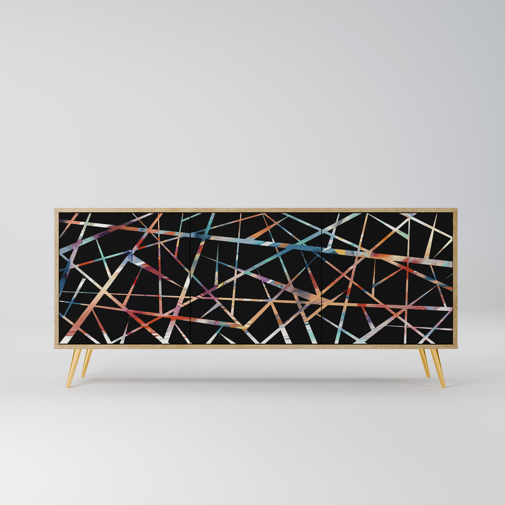 POLYGON VERVE 3-Door Sideboard in Oak Effect