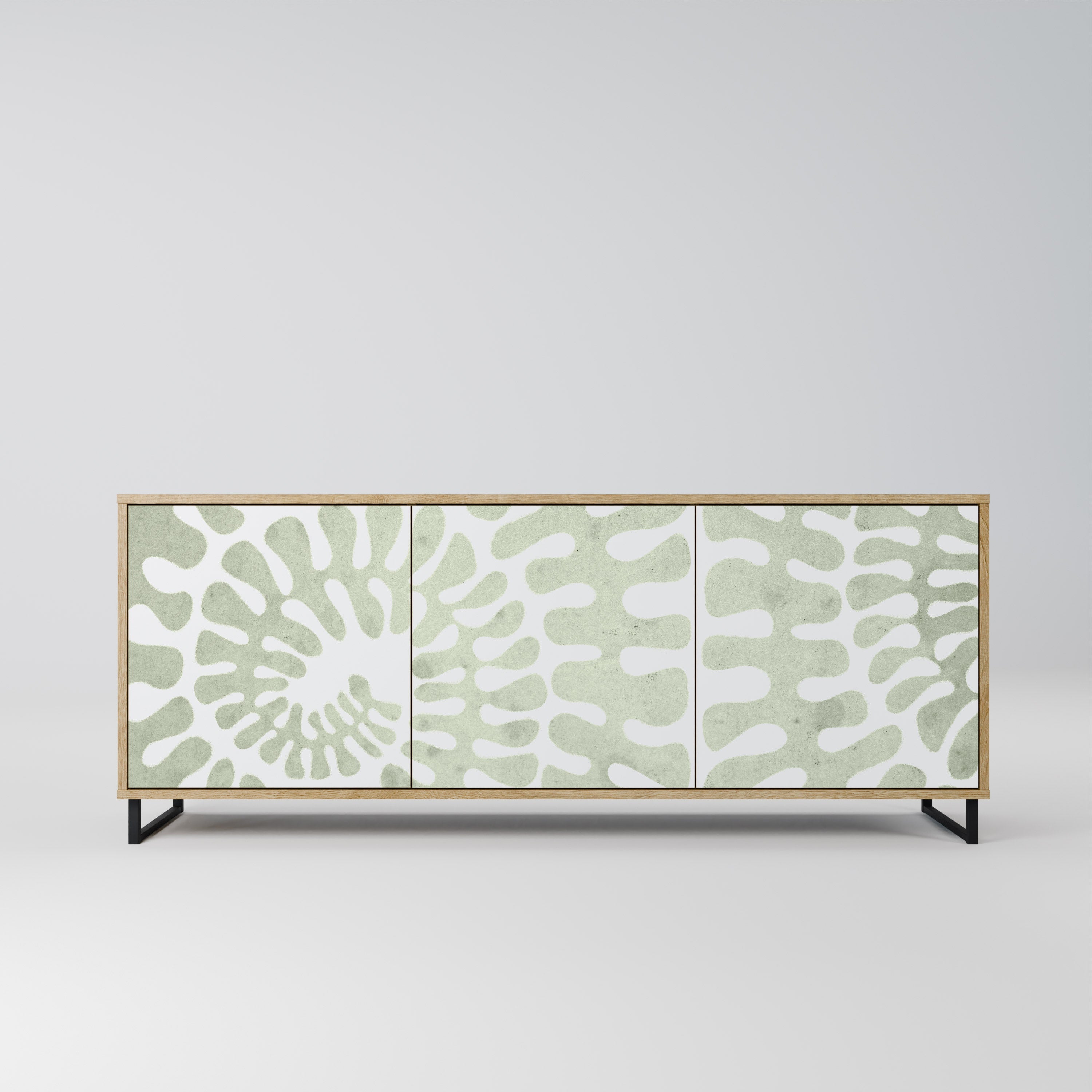 Buffet 3 portes HELIX DANCE effet chêne