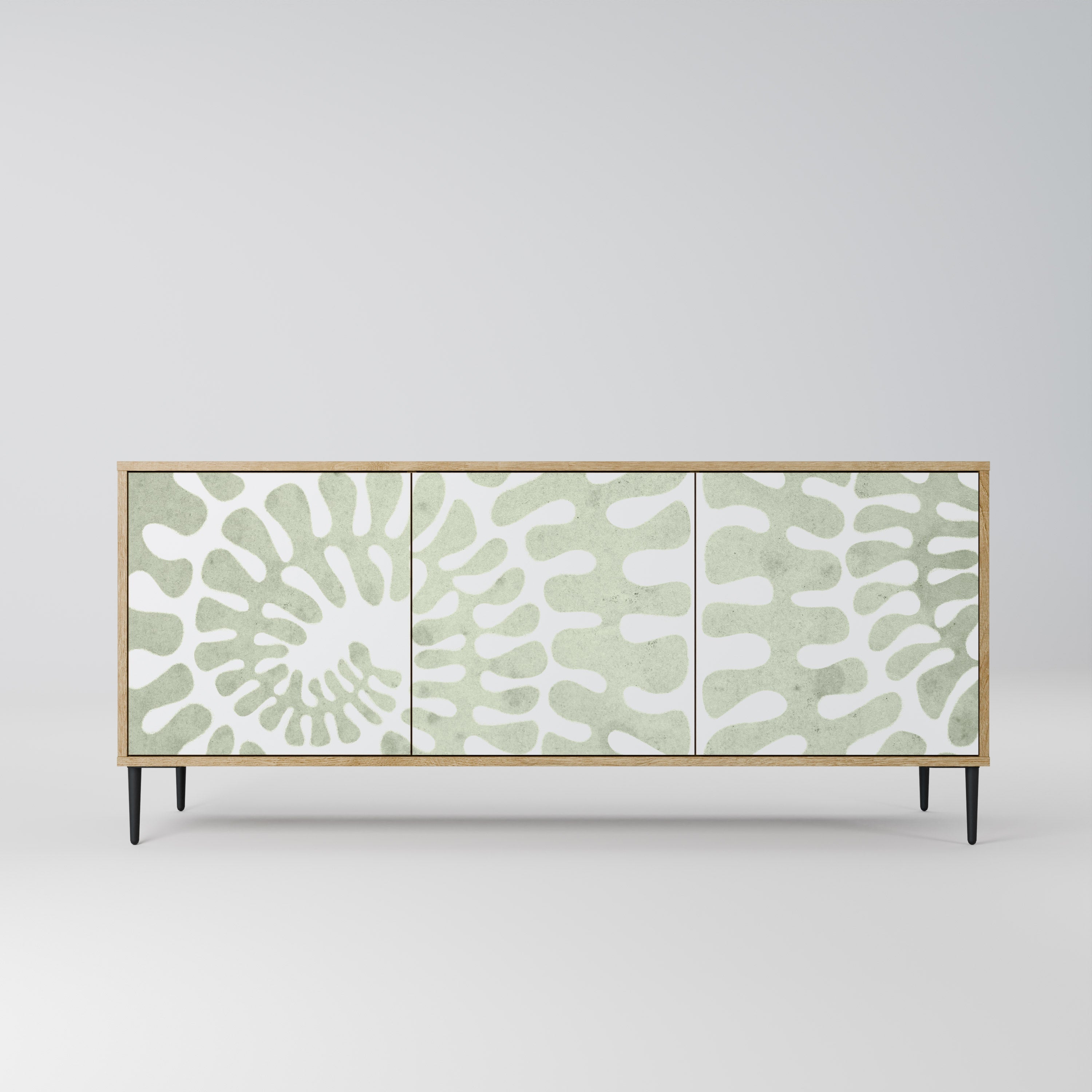 Buffet 3 portes HELIX DANCE effet chêne