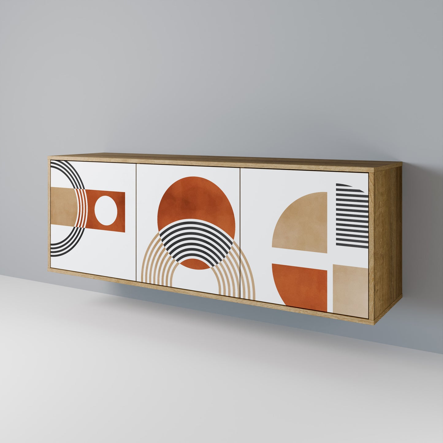 CIRCLE RHYTM 3-Door Sideboard