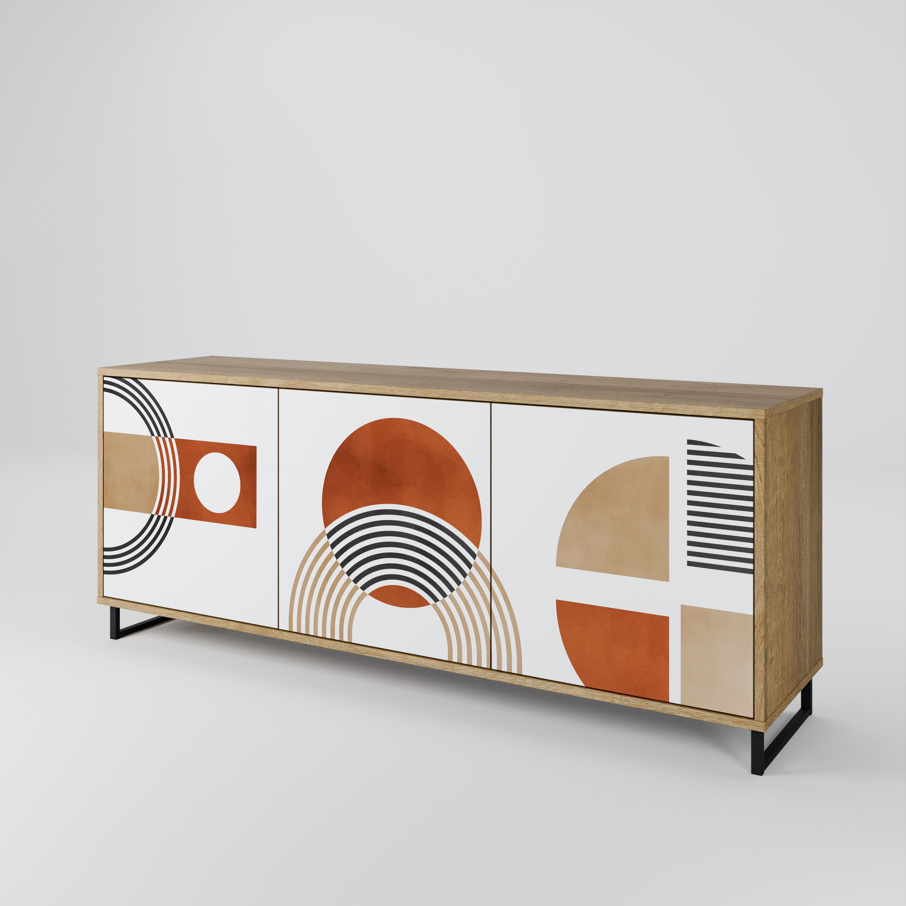CIRCLE RHYTM 3-Door Sideboard