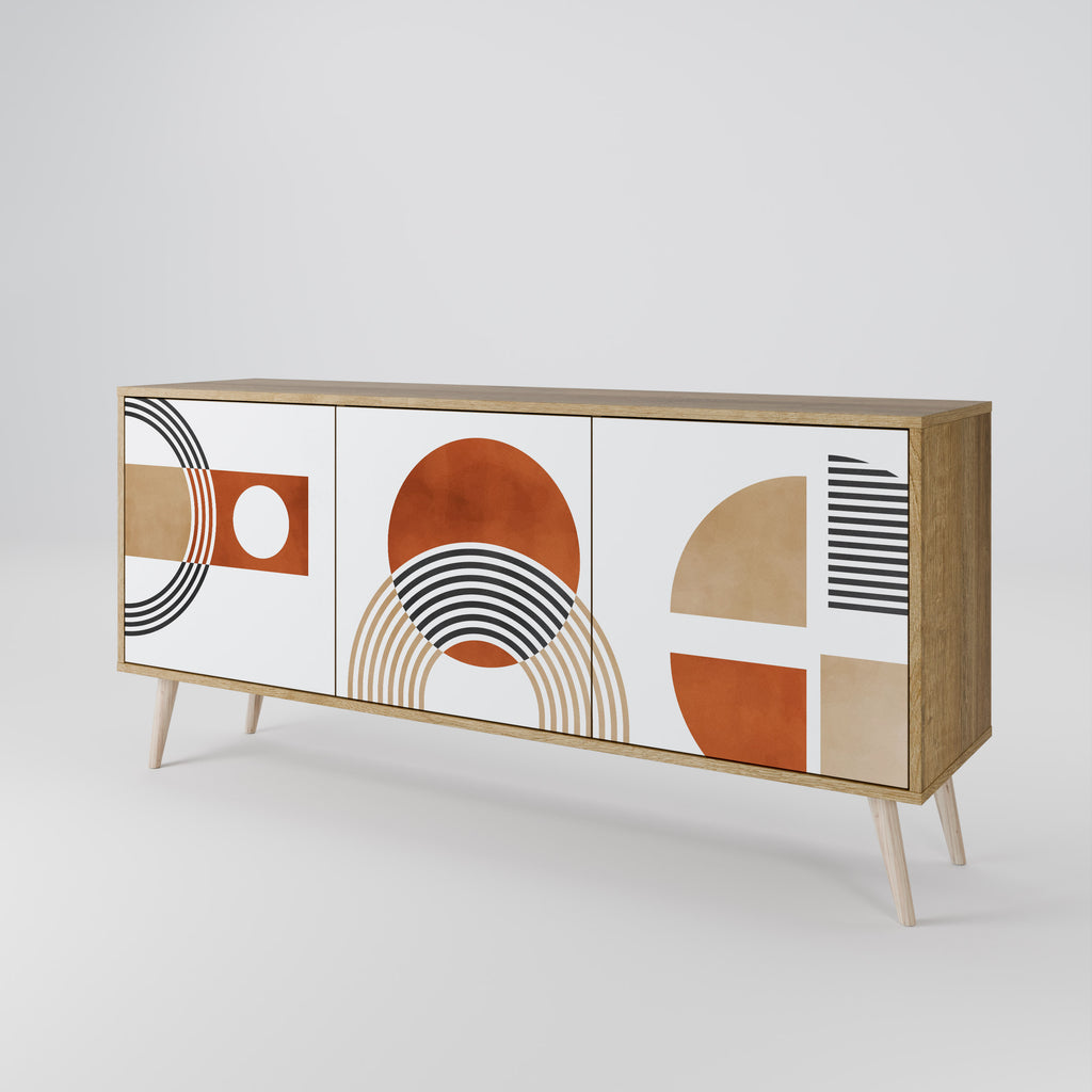 CIRCLE RHYTM 3-Door Sideboard
