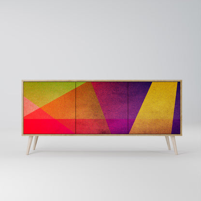VIVID GEOMETRY 3-Door Sideboard