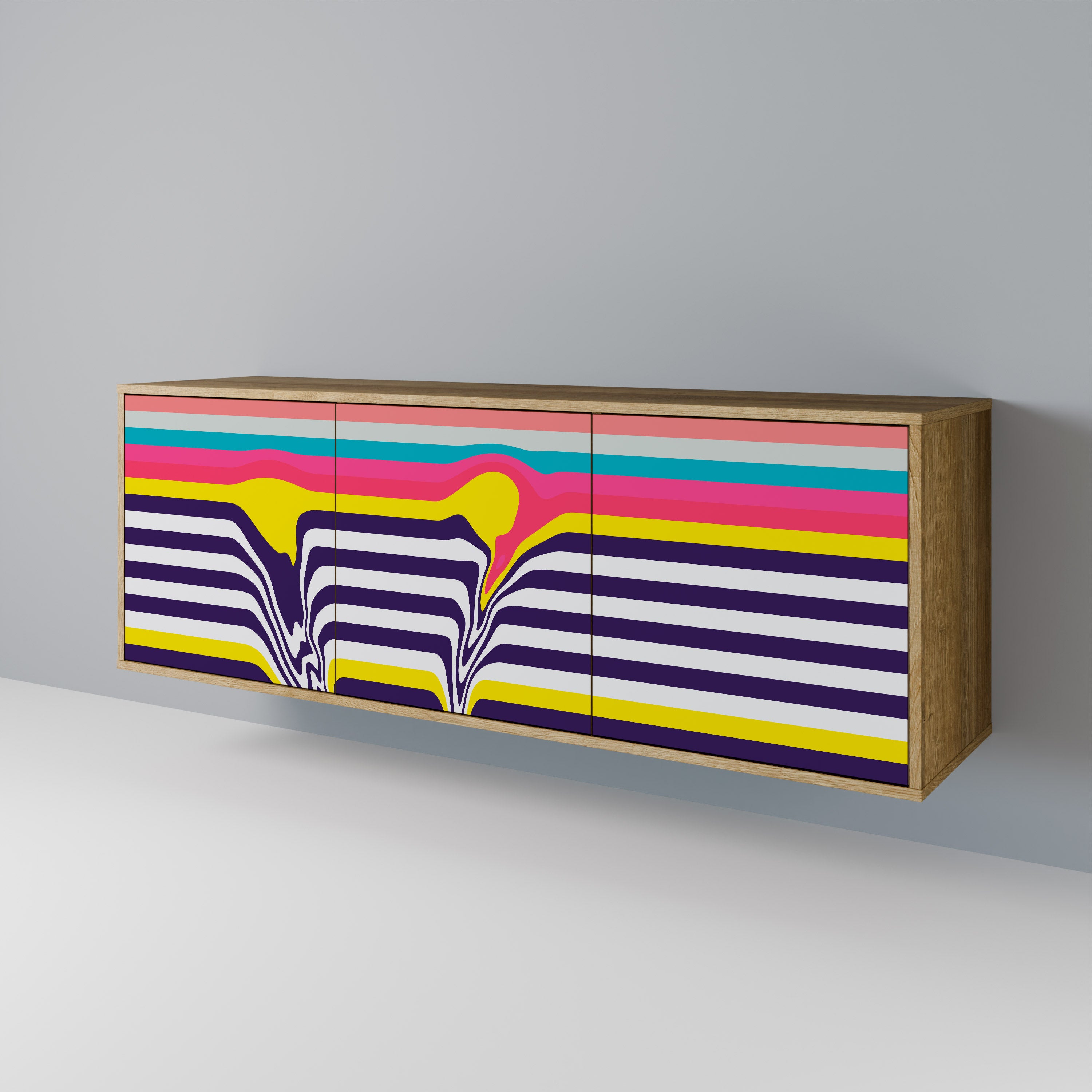 TONE COLLAPSE 3-Door Sideboard