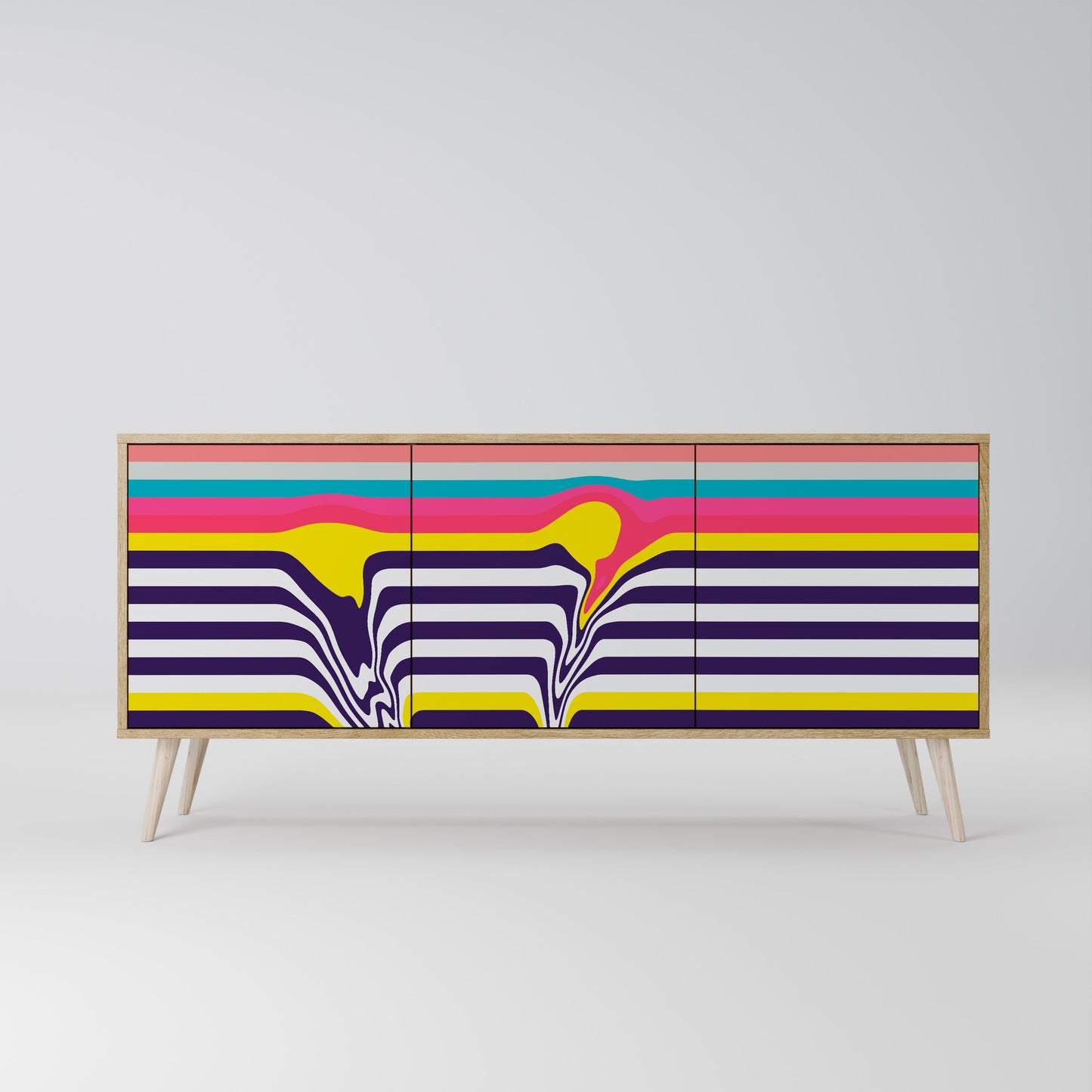 TONE COLLAPSE 3-Door Sideboard