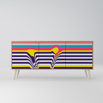 TONE COLLAPSE 3-Door Sideboard