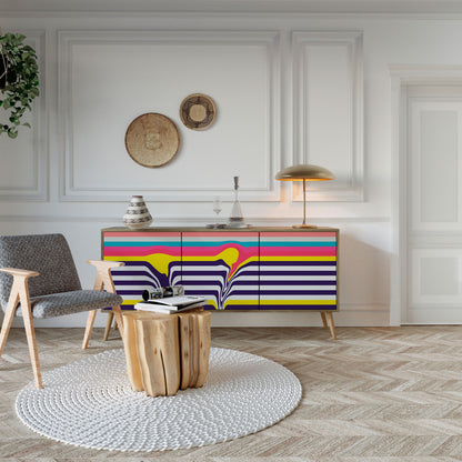 TONE COLLAPSE 3-Door Sideboard