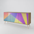 BRIGHT GEOMETRY 3-Door Sideboard