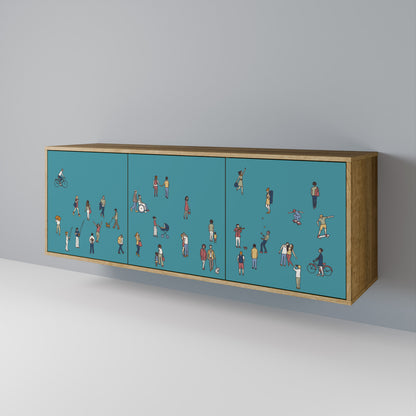 COLLECTIVE STREAM 3-Door Sideboard