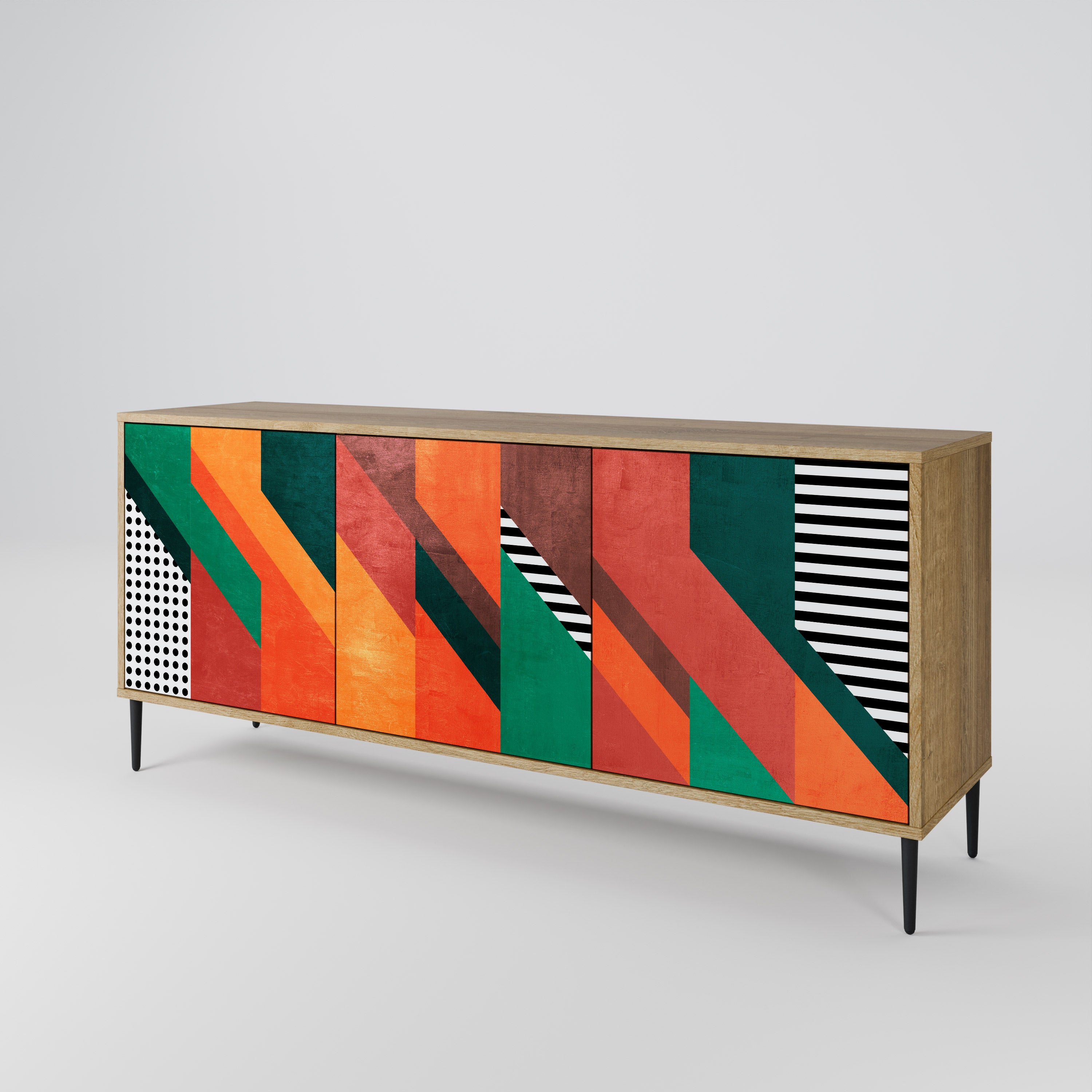 MAKESHIFT ARTISTRY 3-Door Sideboard