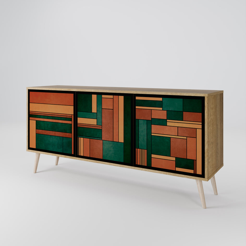 EARTHY FIGURES 3-Door Sideboard