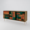 EARTHY FIGURES 3-Door Sideboard