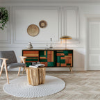 EARTHY FIGURES 3-Door Sideboard