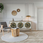 GREEN CIRCLES 3-Door Sideboard